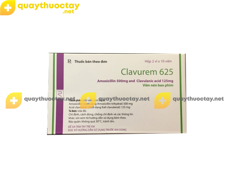 Thuốc Clavurem 625