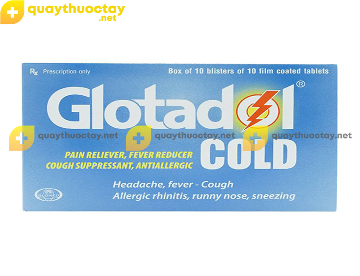 Thuốc Glotadol cold